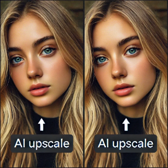 ai image upscale and restoration